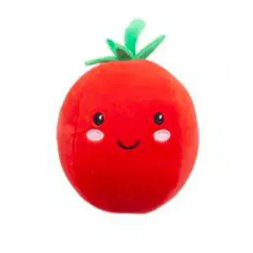 Super Soft Salad & Veggie Plush Toys - The Cuddly Vegan Collection - Mr Terry The Tomato