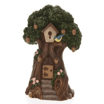 Tall Miniature Fairy Oak Tree House -17.5cm