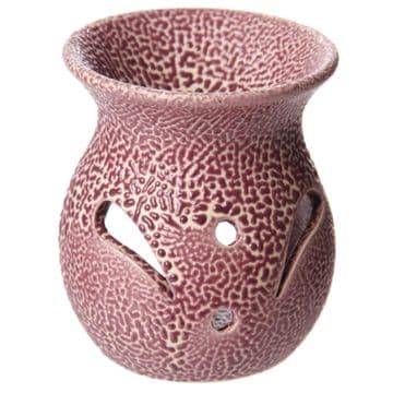 Textured Ceramic Oil Burner (Two pink colours to choose from)
