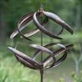 The Copper Sphere Wind Spinner - 208cm Tall