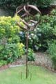 The Copper Sphere Wind Spinner - 208cm Tall