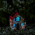 The Fairy Cottage - Solar - LED Colour changing Fairy House