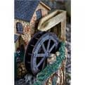 The Water Mill Fountain - Solar with LED lights.