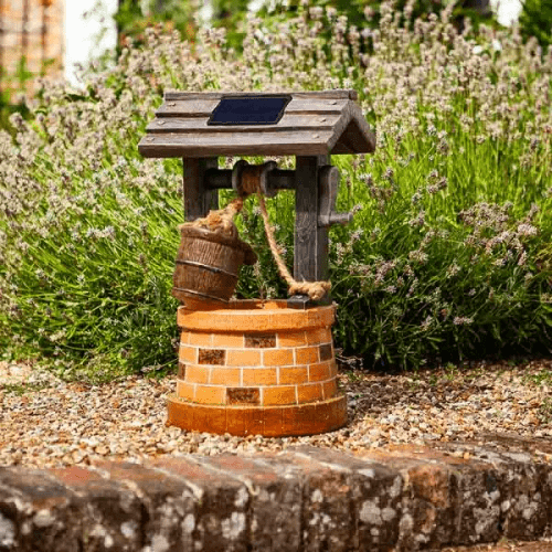 The Fairy  Garden Wishing Well Fountain - Solar.