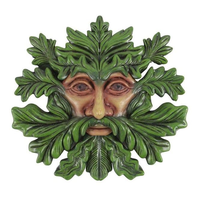 The Green God - Wall Plaque - 19cm.