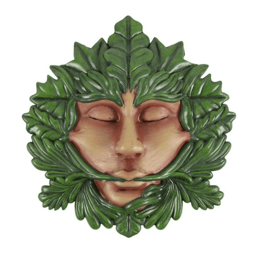 The Green Goddess Wall Plaque - 19cm.
