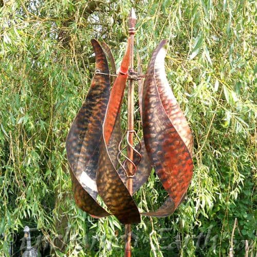 The Jubilee Wind Spinner in Burnished Gold.