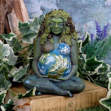 The Millennial Gaia - The Visionary Mother Earth Goddess Sculpture -