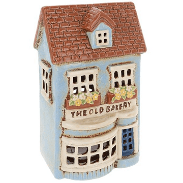 The Old Bakery Ceramic Tea light House - 21cm
