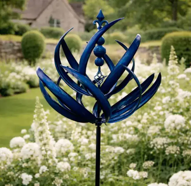 The Royal Blue Windsor Garden Wind Sculpture -  226cm.