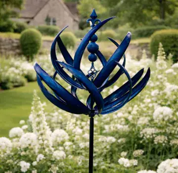 The Royal Blue Windsor Garden Wind Sculpture - 231cm
