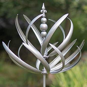 The Royal Windsor Garden Wind Spinner - Silver - 220cm ( As featured on Gardeners World )