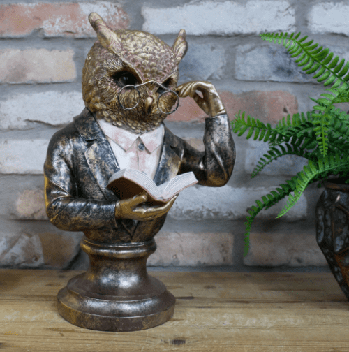 The Traitors  Library Owl - 36cm (As shown on BBC 1 -  The Traitors 2026).