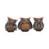 Three Wise Bats - 8.5cm.