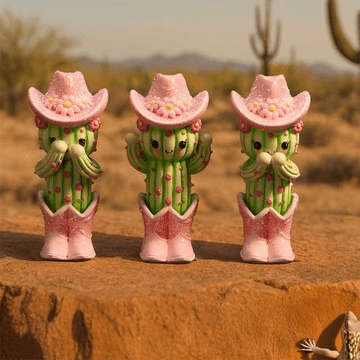 Three Wise Cacti - 9.5cm