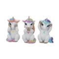 Three Wise Cutiecorns - 9.5cm.