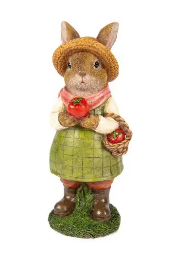 Tina The Rabbit - Picking Tomatoes - 24cm