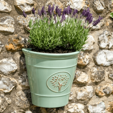 Tree of Life Wall Planter 25cm - Mint Green - Made From 100% recycled Plastic