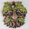 Trunkcorn -  Greenman Tree Ent  Wall Plaque -  21cm.