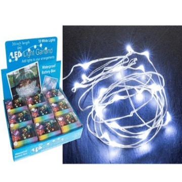 Twinkling LED Waterproof Lights - Bright White