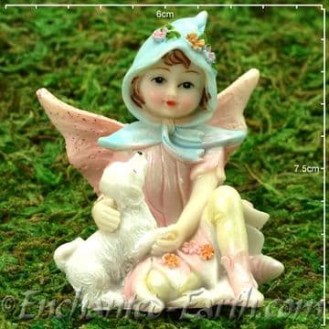 Vintage Flower Fairy - Peggie with her Dog - Sam