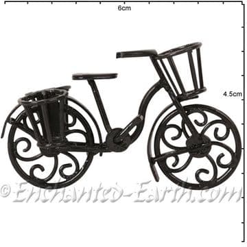 Vivid Arts Miniature World - Black Metal Bike