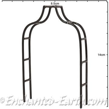 Vivid Arts -Miniature World Black Metal Gazebo