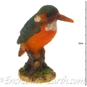 Vivid Arts- Miniature World- Fairy Garden Miniatures -Tiny Kingfisher