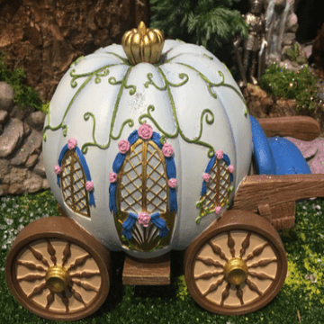 New Vivid Arts-Miniature World - Fairy House - The Pumpkin Carriage.