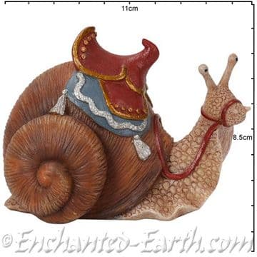 Vivid Arts - Miniature World - Giant Fairy Snail with Saddle