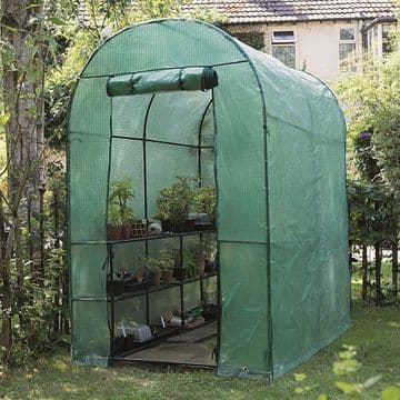 Walk-In Grow Ark with Heavy Duty Cover & shelving