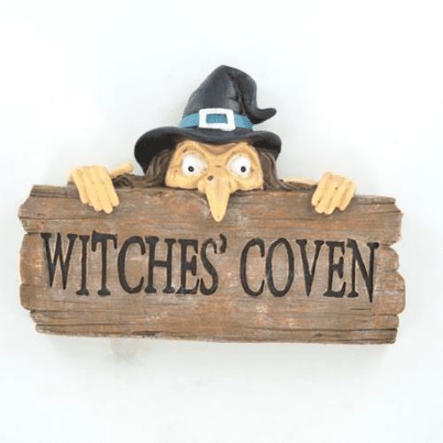 Wall Plaque - Witches Coven - 20cm.