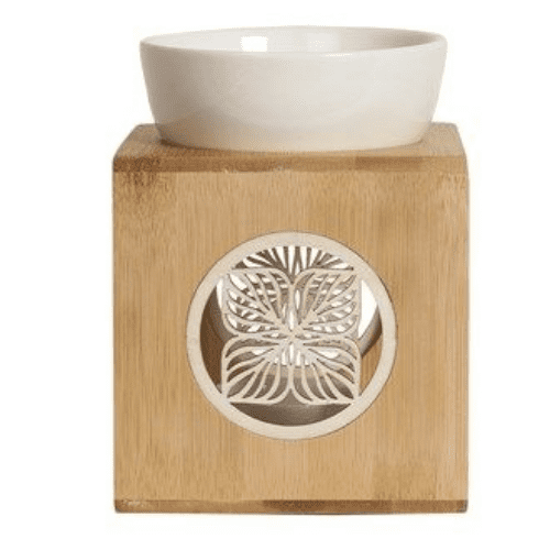 Wax Melt Burner – Zen Bamboo Lotus - 15cm.
