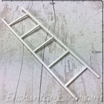 White Garden Ladder - 12cm