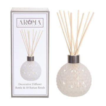White Lustre Reed Diffuser & 50 Rattan Reeds