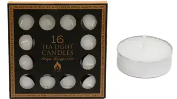 White Tealights Pack of 16