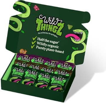 Wild Thingz - Mixed Flavour Organic Vegan Natural Gummy Sweets - 12 packs