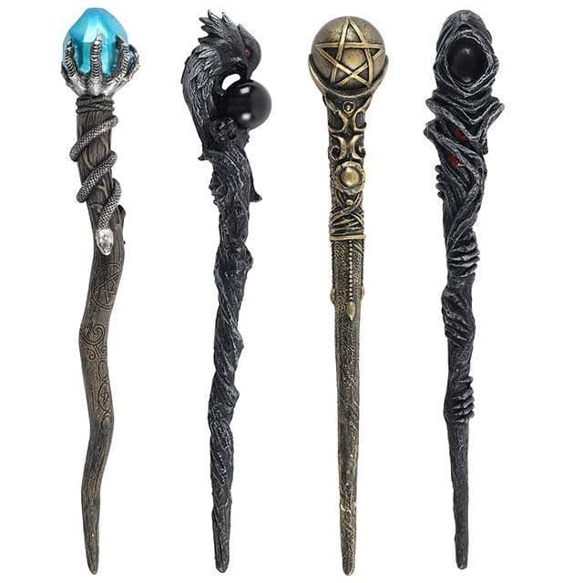 Witche & Wizard Wands - 4 to choose from.