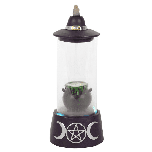 Witches Cauldron Enclosed Backflow cone burner - 24cm.