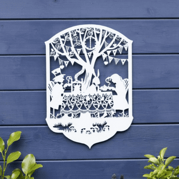 Wonderland Tea Party Wall Plaque
