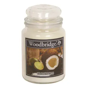 Woodbridge Large Scented Jar Candle - Coconut & Lime