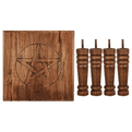Wooden Hand Carved Tree of Life Altar Table  -30cm.