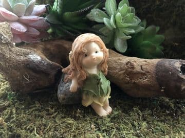 Woodland Dell Fairy- Deema the rock fairy - 6cm