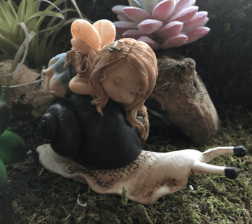 Woodland Dell Fairy - Sam & Sammy the snail - 9cm