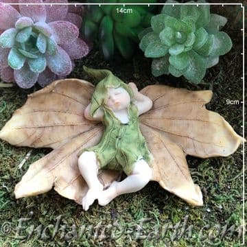 Woodland Dell Leaf Baby - Elven - 14cm