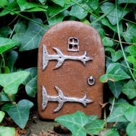 Woodland Fairy Door - 9cm - (Fair Trade made in the UK)