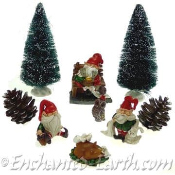 Woodland Gnome Winter Gift Set - 9 piece set