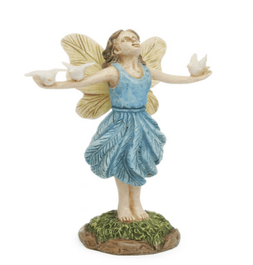 Woodland Knoll Fairy with Doves - Joy -9cm