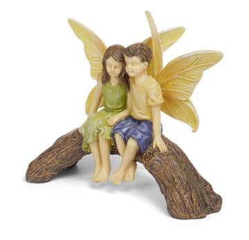 Woodland Knoll - Friendship Bridge  - Pair of Fairy pals