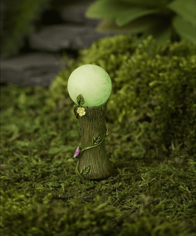 Woodland Knoll Glow Gazing Ball Glow in the dark.